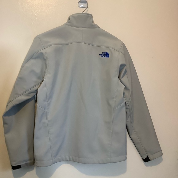 The North Face Windwall Full Zip Fleece lined Jacket Size Small Blue Trim - Picture 7 of 10